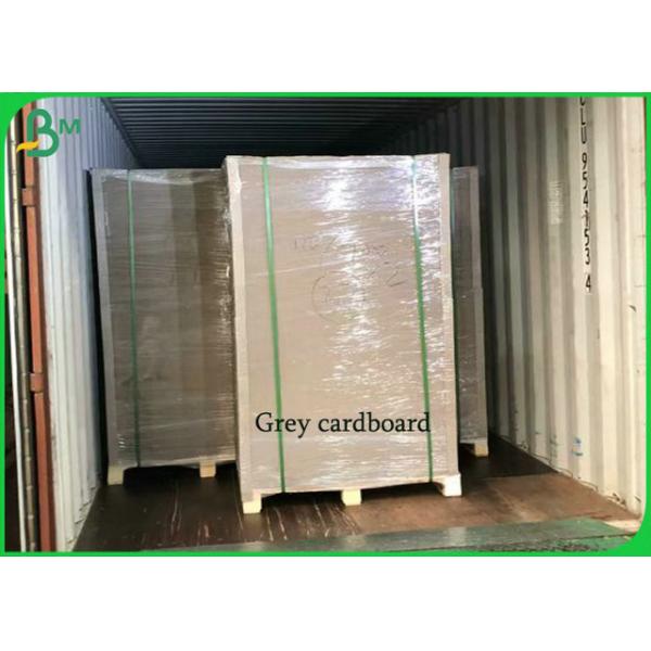 China High Thickness Grey Cardboard Sheets 1mm 1.5mm Uncoated Recycled Gray Board factory