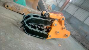 China Q355MN Mechanical Log Grapple mini Excavator Wood Grapple factory