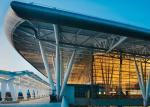 Waterproof Glass Aluminum Curtain Wall Systems High Security Performance