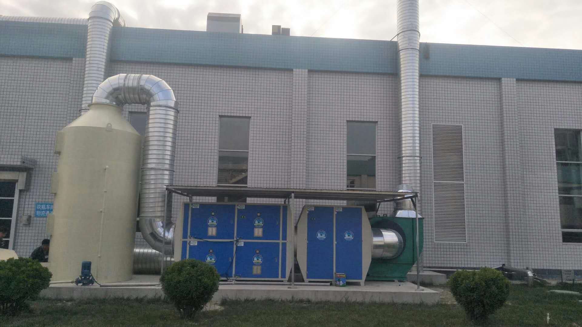 Polypropylene Wet Air Scrubber Gas Purification Tower D800*3500mm for Chemical Plant