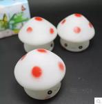 New Lovely mushroom vinyl 7 colour changing shinning night light promotion gift