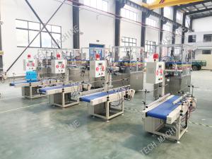 China 5L Plastic Hdpe Drum Leak Tester Machine / Three Head Air Leakage Test Equipment factory
