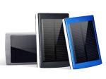ABS Polymer Lithium Battery Waterproof Soloar Power Bank 12000mAh Solar portable