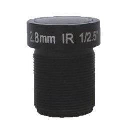 China 3.0 Megapixel Camera M12 Lens 2.8mm 168 Degree 1/2.5 inch factory
