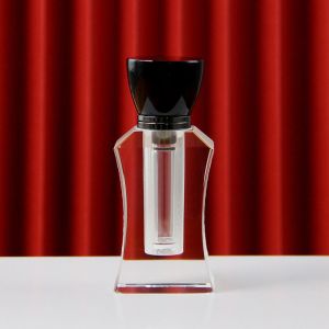 Arabian 5ml Empty Black Crystal Cap Clear Glass Man'S Perfume Bottle Essential