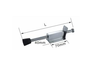 China Adjustable Door Bolt Latch , Chrome Security Door Latch Zinc Alloy 153x30x140mm factory