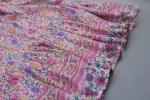 Printed Custom Womens Dresses Long Flounce Lavender Dresses With Front Buttons