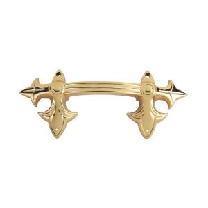 China Funeral Gold PP Recycle Plastic Coffin Handle Ornamental factory