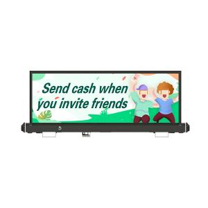 China High Brightness P2.5 Taxi Top Advertising Signs GPS LED Taxi Top Advertising factory