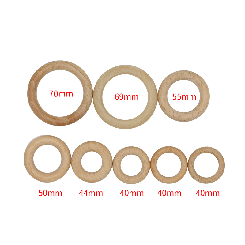 Easy to store high quality durable novel unique wooden toy ring