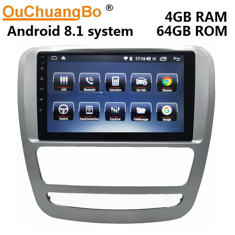 Ouchuangbo car radio gps navigation for JAC T6 support BT MP3 mirror link android 8.1 OS 4+64