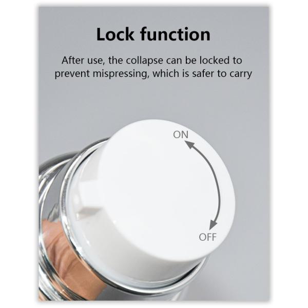 Double Layer PP Airless Pump Bottle 15ml 30ml 50ml Cosmetic Pump Dispenser