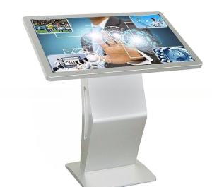 China 32 Inch mall supermarket display systems touch screen advertising kiosk terminal factory