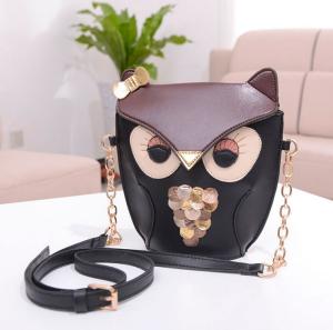 China Owl cute mini bags 2016 fashion shoulder diagonal package female Animals factory
