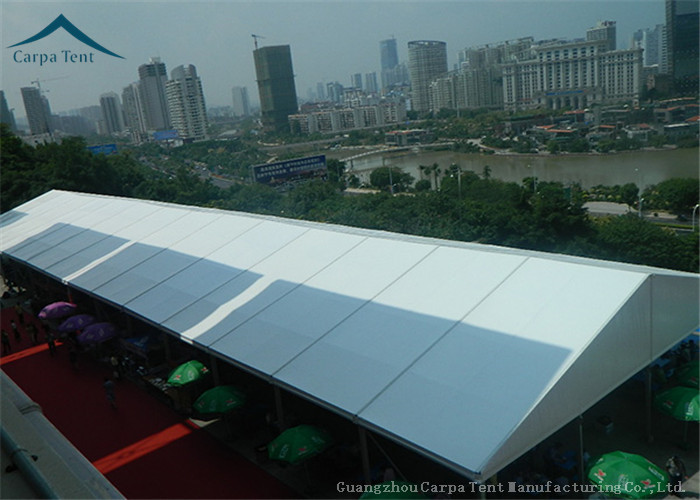 20m Width Canton Fair Exhibition Tents Pavilion Tent 650g/m2 Translucent PVC Fabric