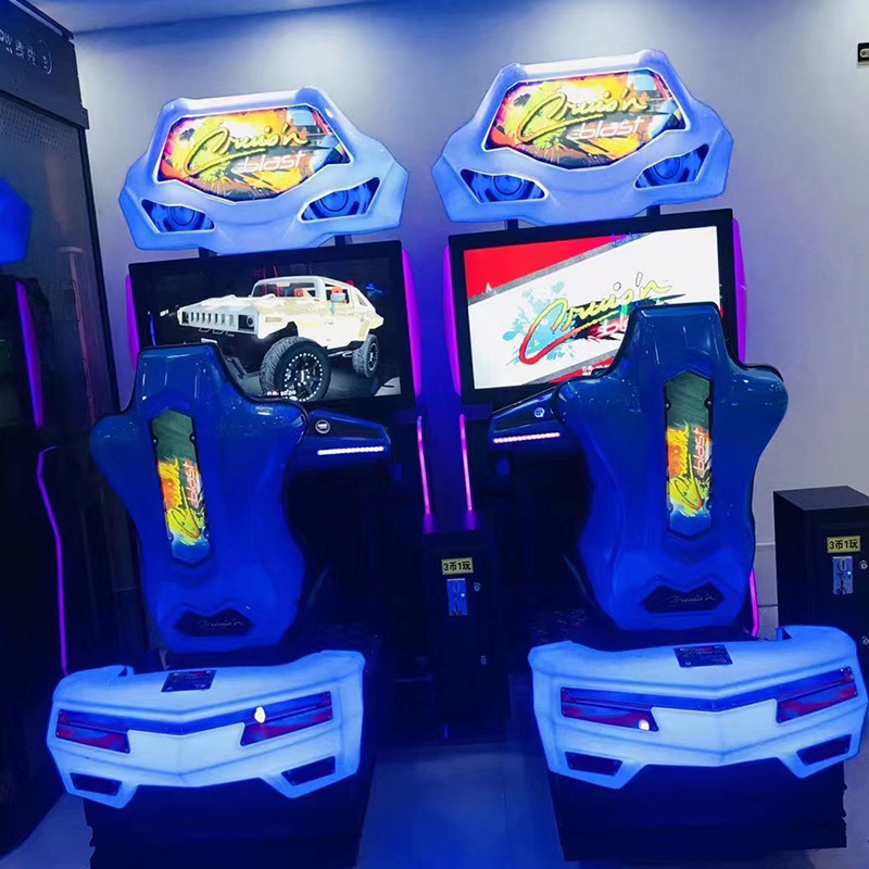 Arcade Games Video Machine Motion Simulator Car Racing Game Machine 2300*1200*2300mm 100KG