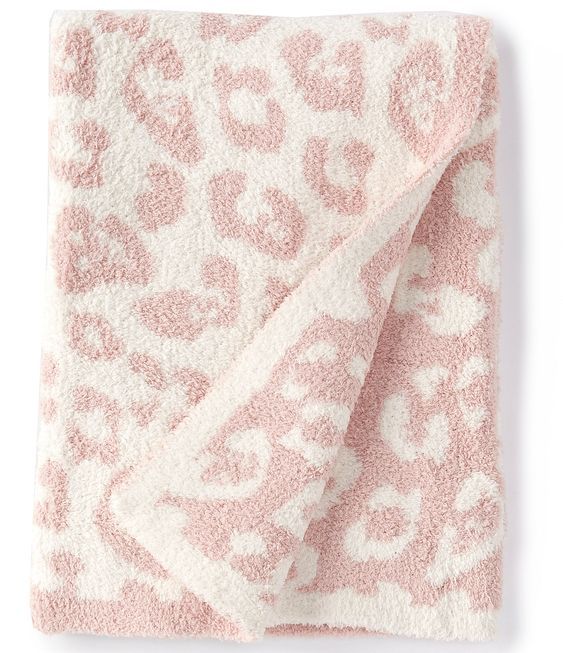 Cotton Custom Blanket Pattern Printing Leopard Print Cozy Hand Feel Soft Throw Blanket