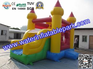 China Outdoor Inflatable Balloon House Combo Bouncy Castle with Slide factory