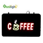 22*13inch Touch Screen LED Open Sign for Coffee Donuts Shop Business Hours