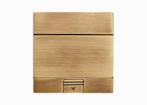 China Floor Brass Wall Pressure Switch Socket Board ISO9001 Approved factory