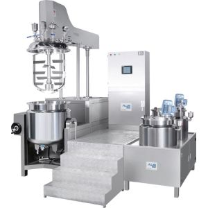 China 380V 50Hz SS Vertical Blender Vacuum Homogenizing Emulsifier Mixing Machine on sale