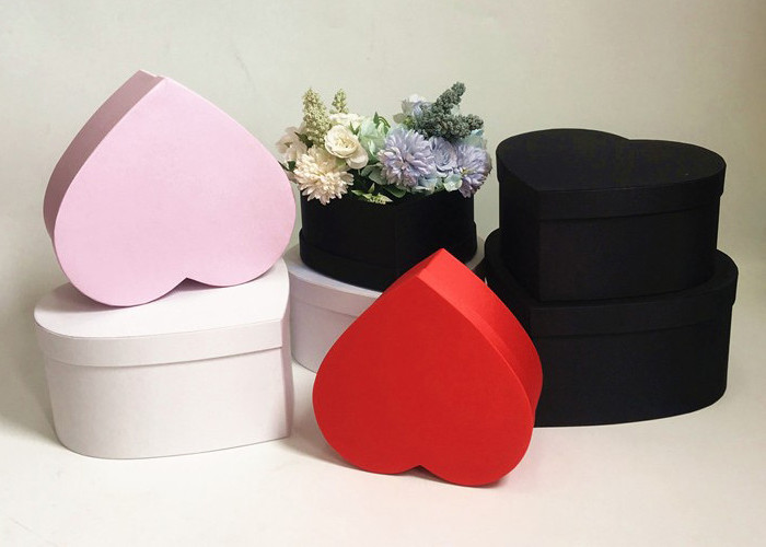 28x25x14cm CMYK 250gsm Cardboard Flower Transport Boxes