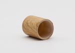Water Transfer Cosmetic Bottle Cap , Perfume Bottle Lids Wood Grain Printing