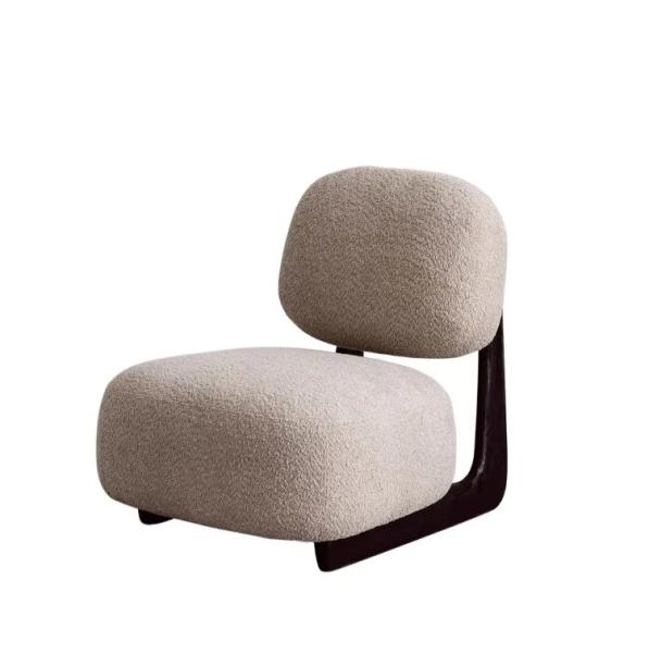 Solid Wood Leisure Lounge Fabric Living Room Furniture Sofa Nordic Chair 50pcs