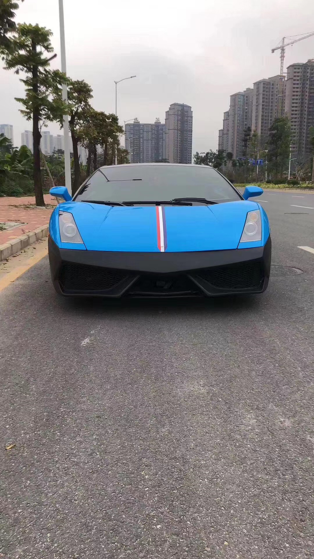 FOR Lamborghini Gallardo LP550 LP560 Carbon Fiber Body Kit LP550 LP560 Upgraded DMC Style Front and Rear Bumper Spoiler Body Kit
