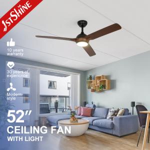 China Energy Saving 1stshine LED Ceiling Fan 52 Inches 3 ABS Blades with Smart Remote Control factory