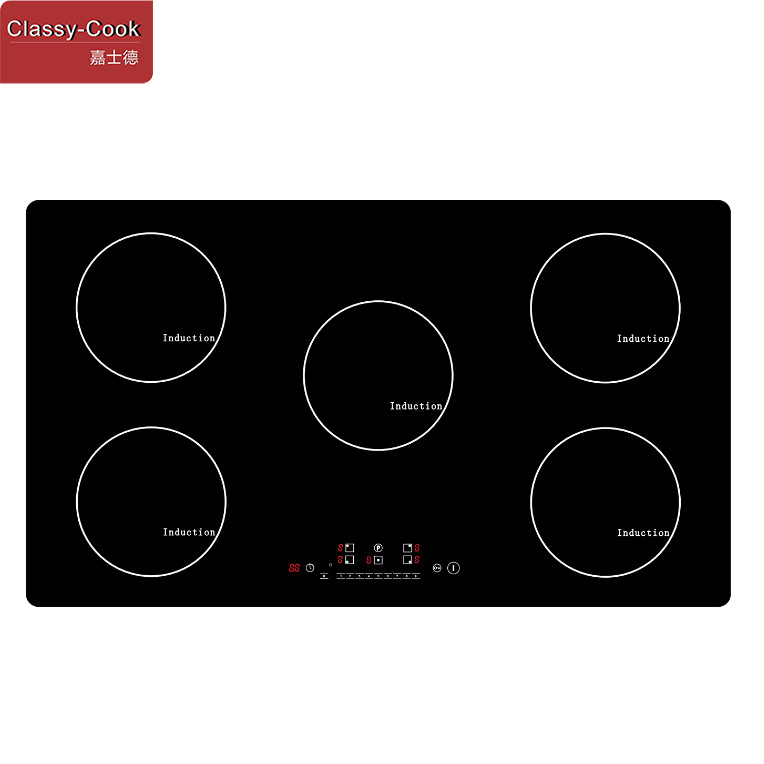 Multi Zone Portable Induction Stove Top With Half Bridge 4 Burners