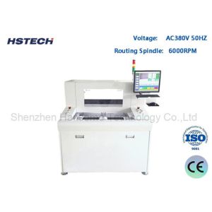 China High Speed Routing Spindle, 6000rpm PCBA Router Machine Automatic PCB Router factory