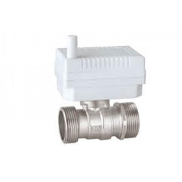 China DN15 Electric Straight Zone Valve , IP65 Hydronic Flow Control Valve factory