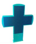 Double sided Customized outdoor led pharmacy cross sign,cross light display for