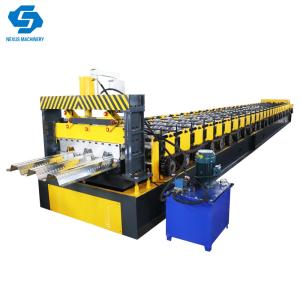 China Composite Metal Floor Deck Roll Forming Machine Steel Decking Sheet Making Machinery factory