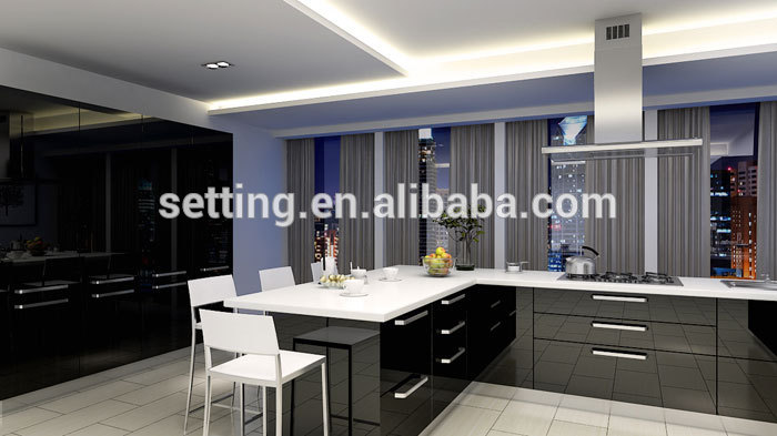 Black color Acrylic film laminated panel