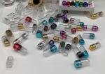 15mm Pharmaceutical Mini Pill Cases 2g Clear Plastic Pill Bottles