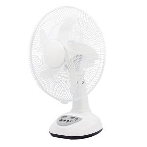 China 6PCS Light Solar Rechargeable Table Fan 12 Inches USB Mobile Charger factory