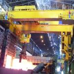 Metallurgical Workshop Casting Bridge Overhead Crane Double Girder For Pouring