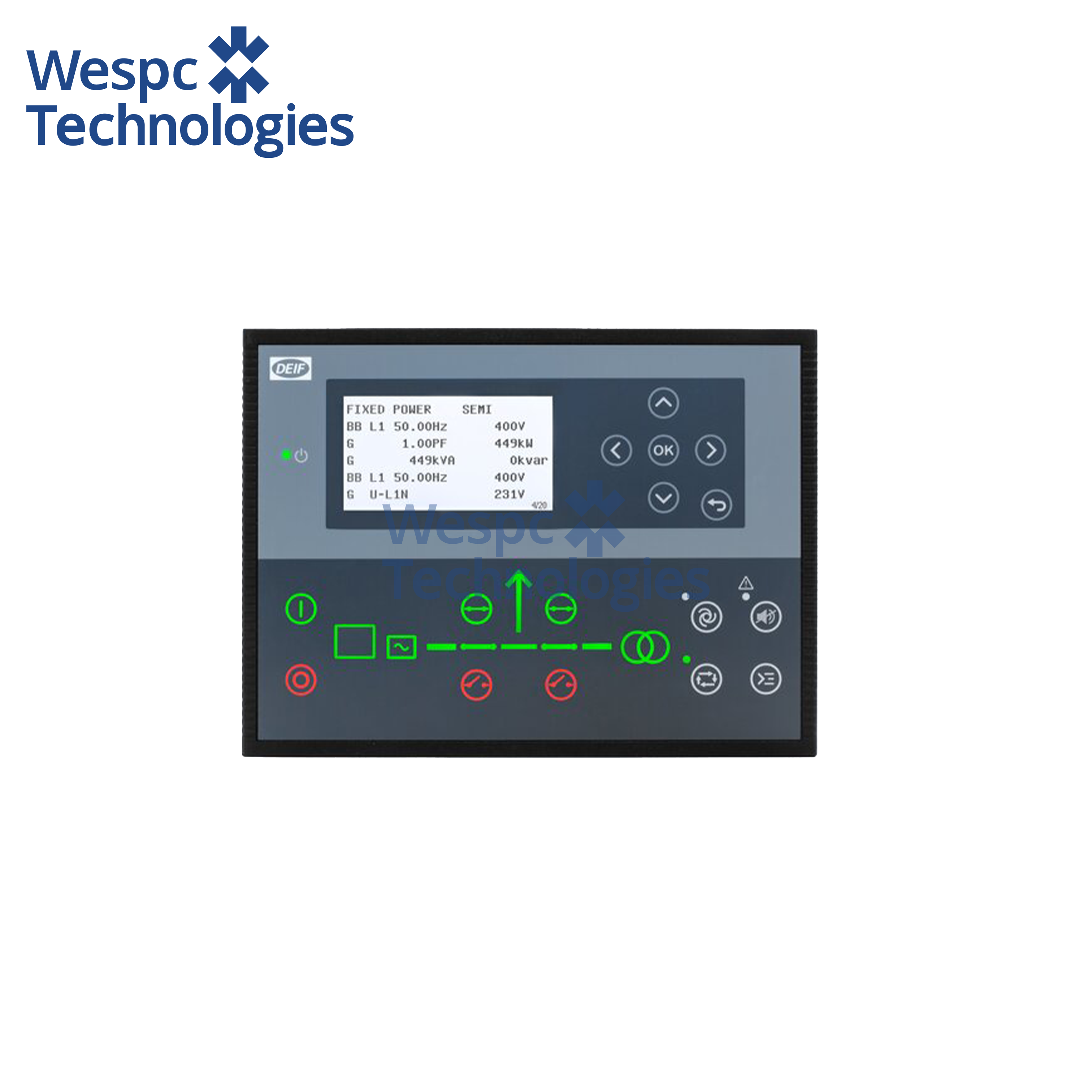 China Wespc Original AGC150 Hybrid Advanced Genset Controller Power Management factory