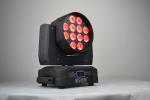 12X15W RGBWA+UV 6 in 1 LED Moving Wash Light For KTV ,Party , Concert ,Festival