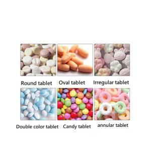 Multi-functional Pill Candy Chewable Tablet Compression Machine Round Irregular