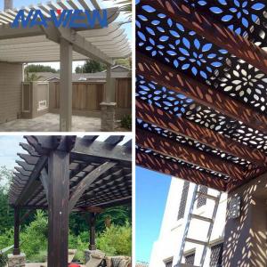 China Balcony Beach Pergola Patio Canopy Waterproof Pergola Covers Home Depot factory