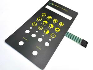 China Industrial Polyester Membrane Switch Connectors With Flex Adhesive Layer factory
