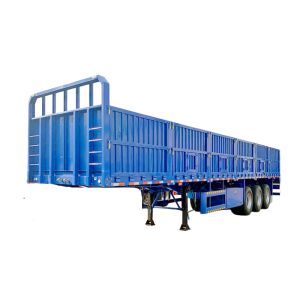 40FT 3 Axle Container Semi Trailer With Removable Side Wall