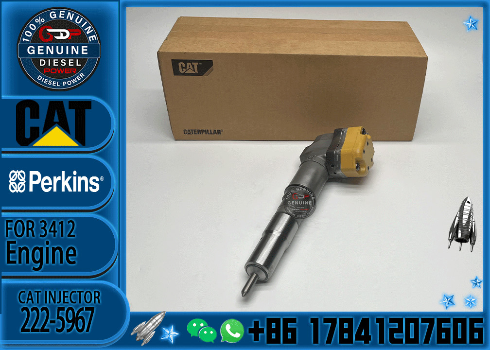 Excavator Injector 196-1401 1961401 222-5967 2225967 10R-9238 0R-9349173-9267 for 3126 Engine Parts Diesel Nozzle Assemb