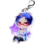 Cartoon Characters Domed Custom Printed Keychains Animation Promotional Japanese
