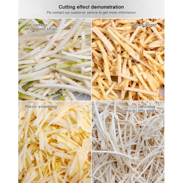Bamboo shoot shred machine Ginger Potato Cutting processing production