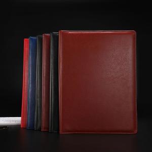 China Durable Business PU Leather Notepad Portfolio Multiscene Recyclable Custom Logo factory