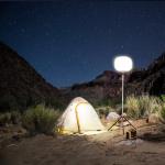 Battery Powered LED Balloon Lights 100 Watt Led Work Light Stand For Incident